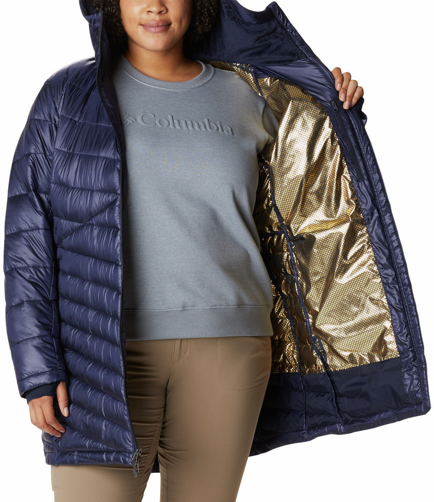 Columbia sportswear women's flash forward hooded down store jacket