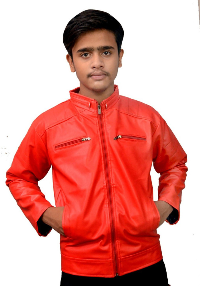 Leather jacket for 12 years boy hot sale