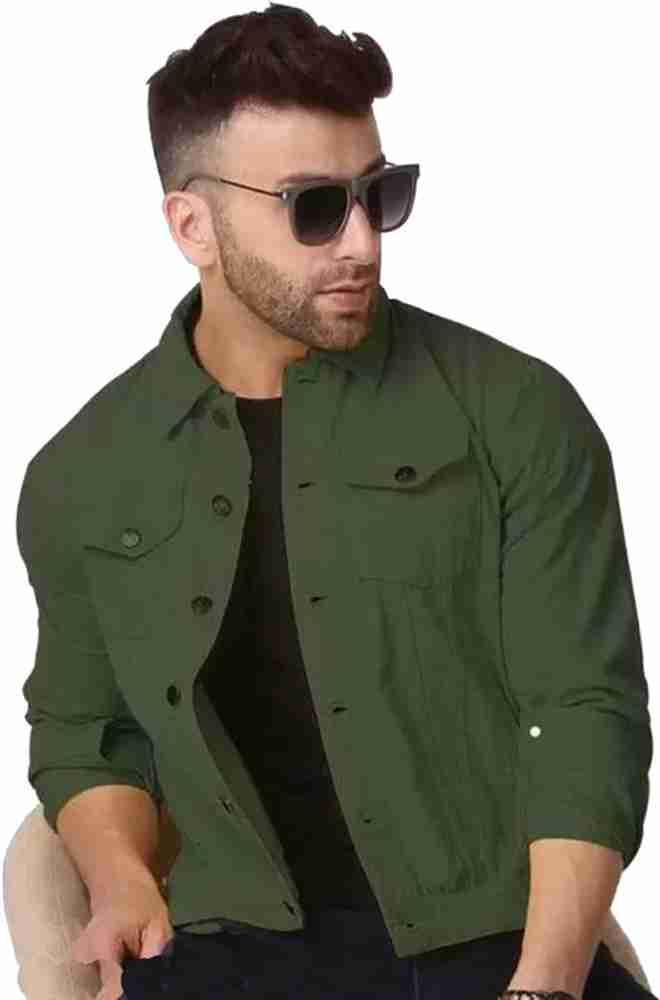 AD Fashion Store Full Sleeve Solid Men Denim Jacket Buy AD