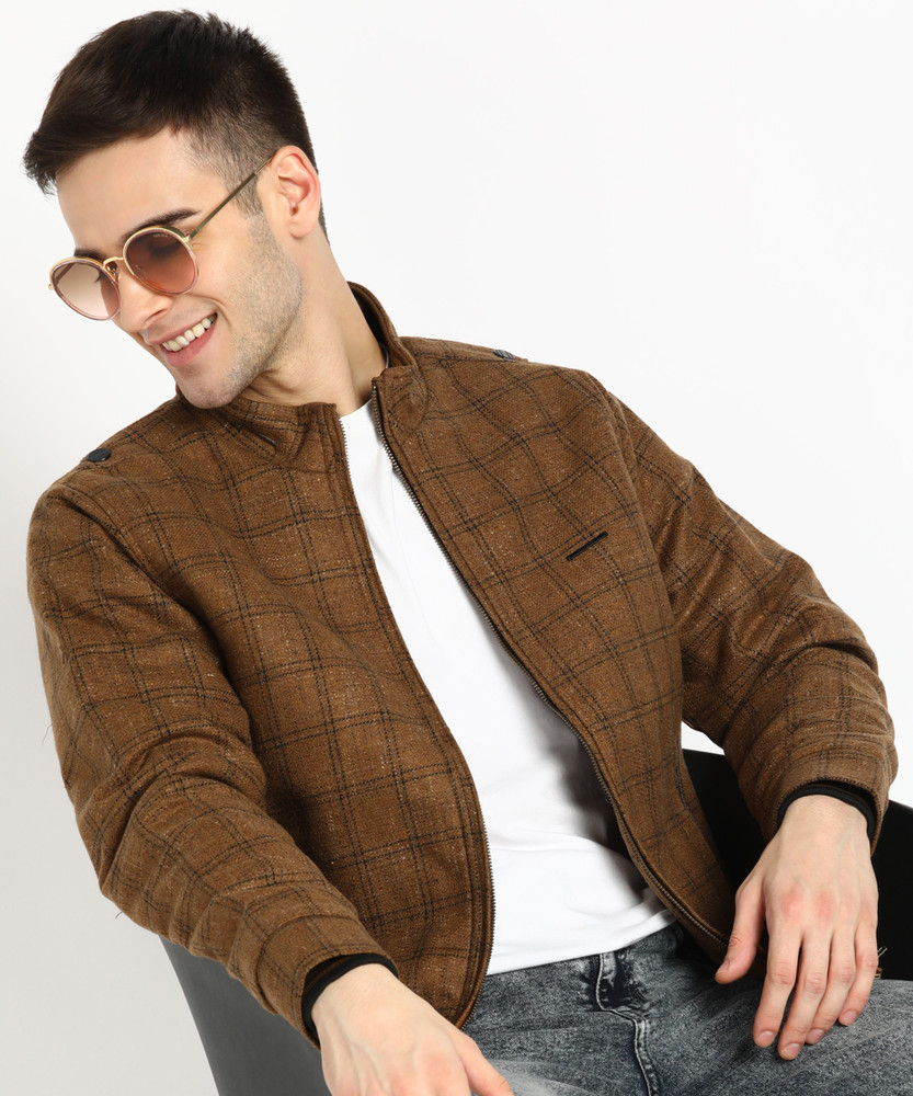 DUKE Full Sleeve Checkered Men Jacket Buy DUKE Full Sleeve
