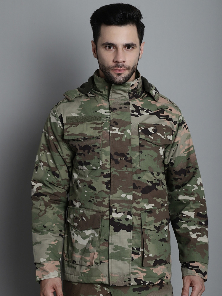 MountMiller Full Sleeve Camouflage Men Jacket Buy MountMiller