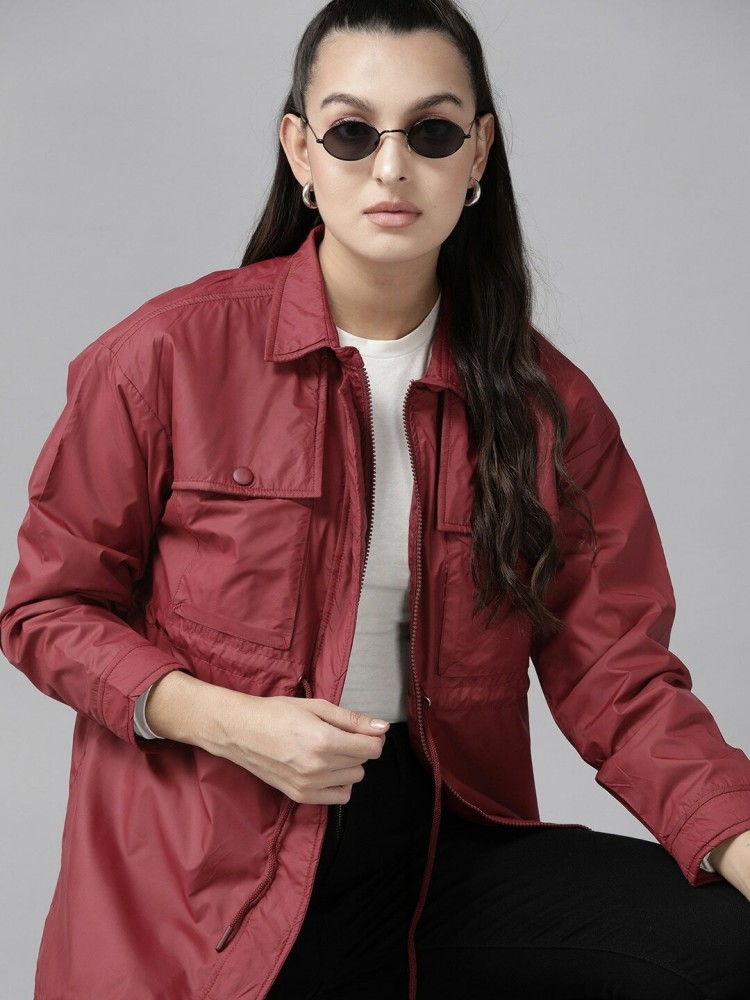 Maroon utility clearance jacket women's