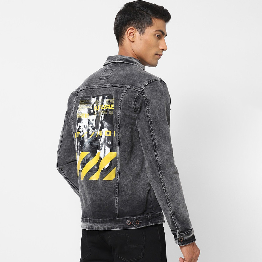 Street Armor by Pantaloons Full Sleeve Self Design Men Jacket