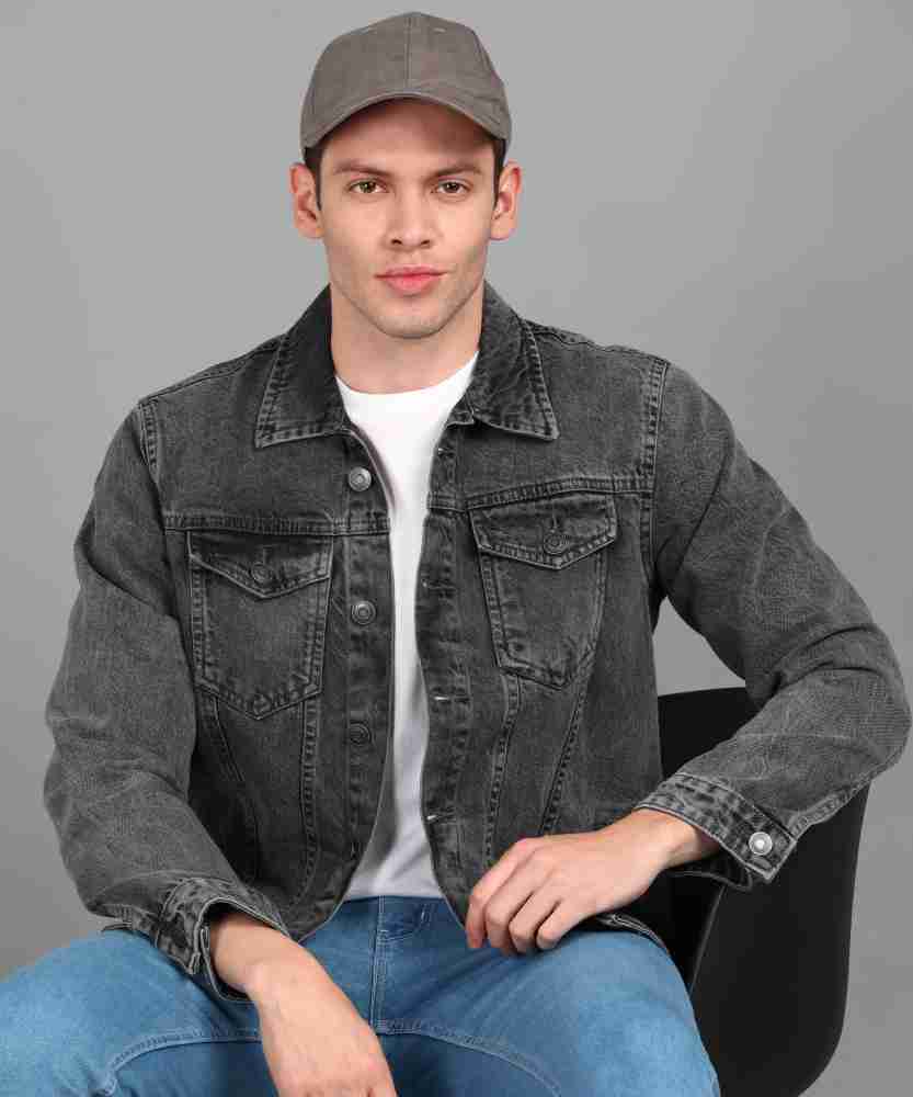 Urbano Fashion Full Sleeve Solid Men Denim Jacket - Buy Urbano Fashion Full  Sleeve Solid Men Denim Jacket Online at Best Prices in India