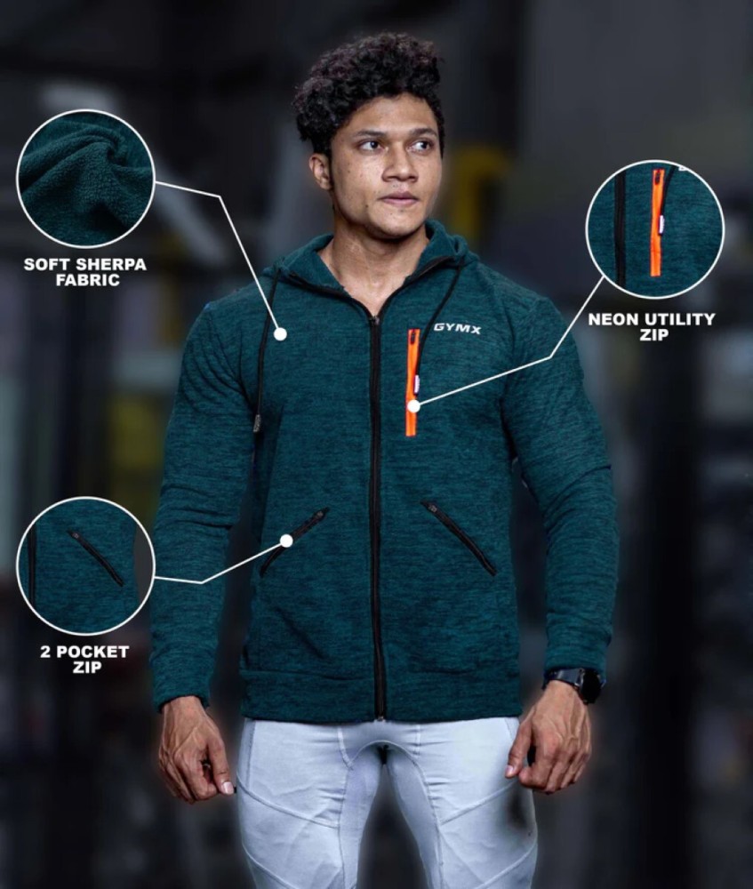 Buy Gymx Full Sleeve Solid Men Jacket Online at Best Prices in India Flipkart