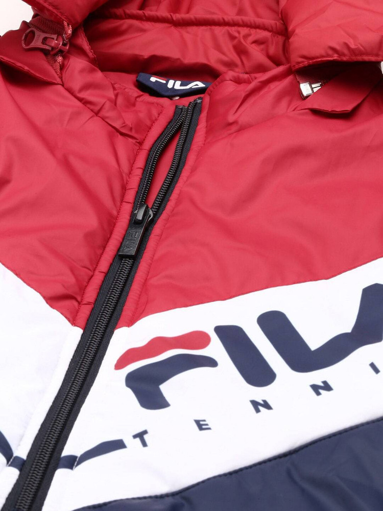 Fila red and white jacket on sale