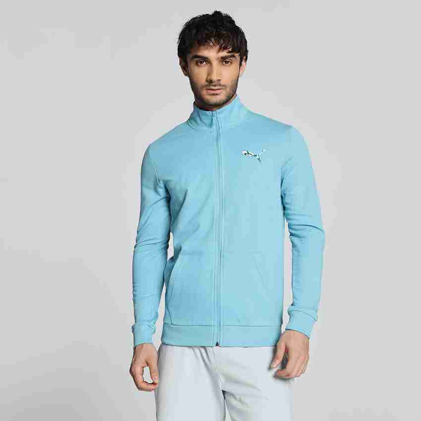 Puma light hot sale blue tracksuit