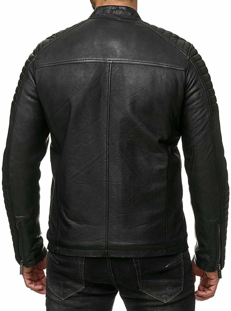 Blaq ash shop leather jacket