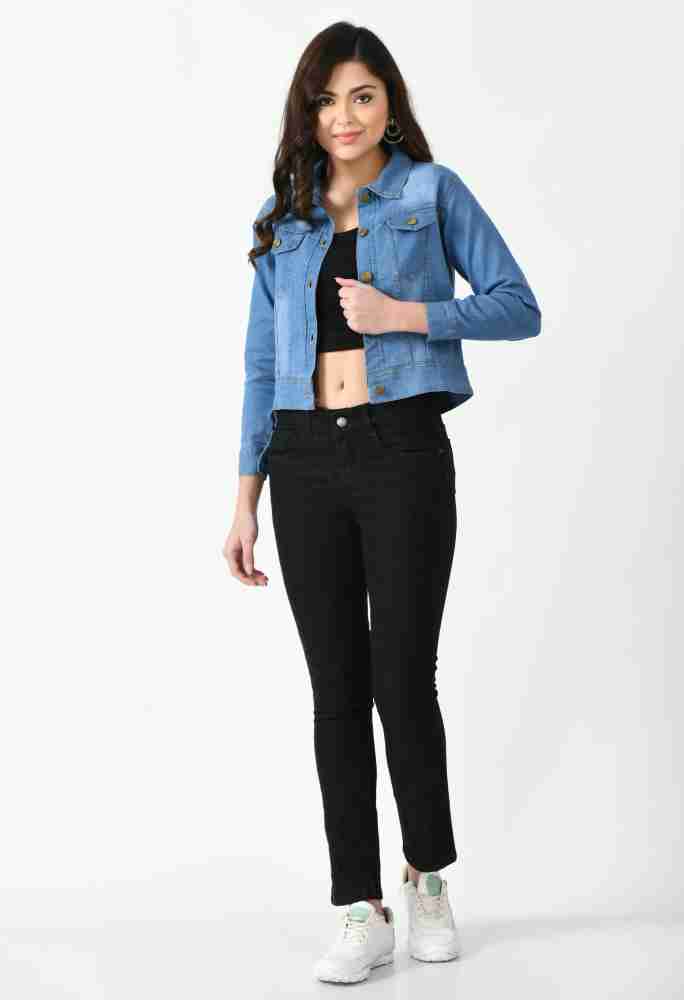 Jeans jacket store flipkart girl