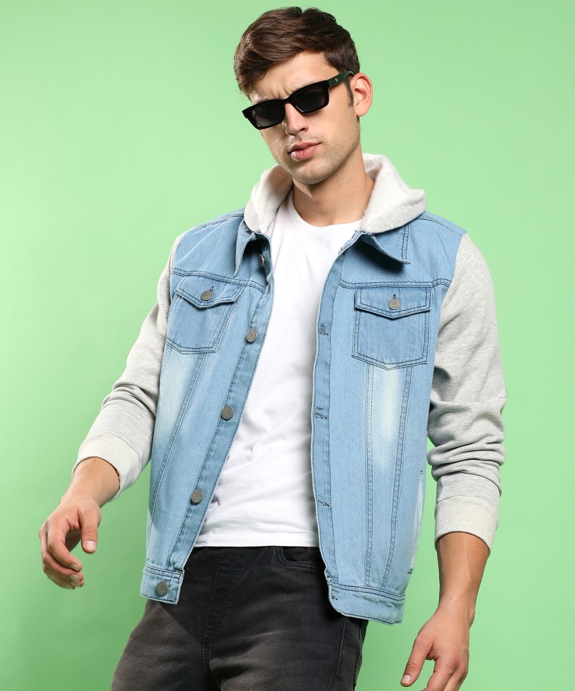 CAMPUS SUTRA Full Sleeve Washed Men Jacket Buy CAMPUS SUTRA Full