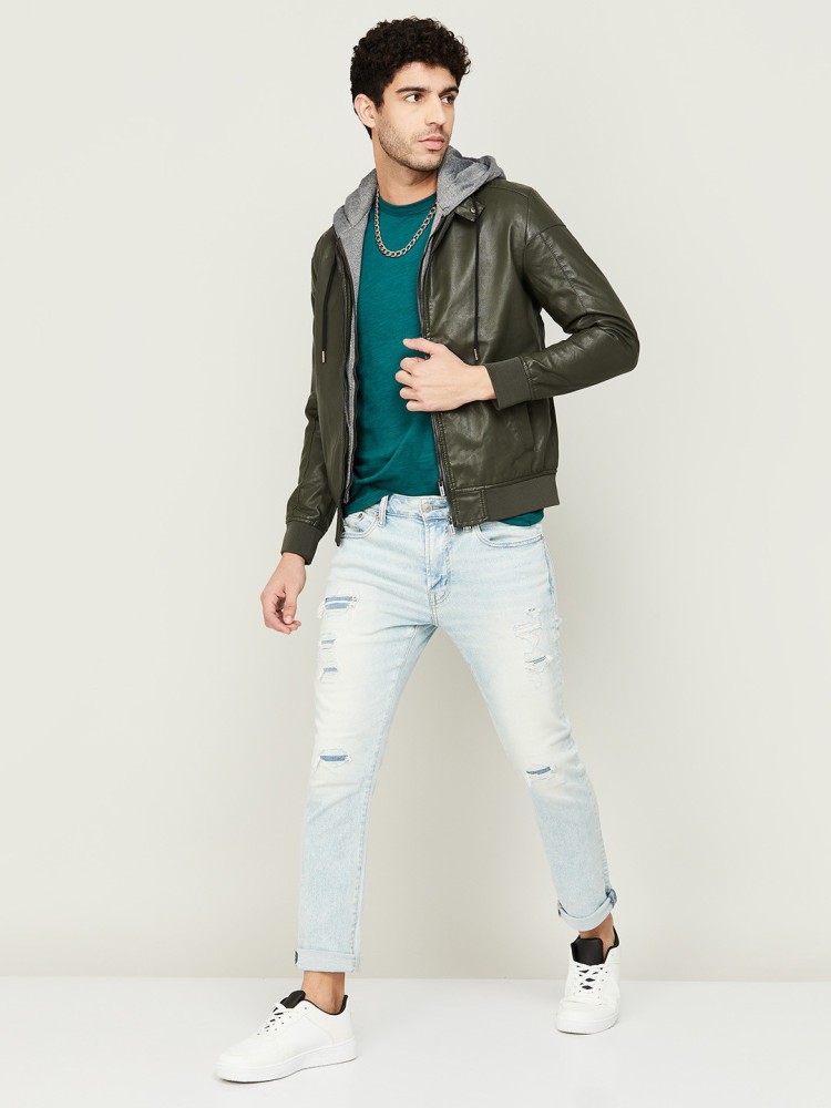 Bossini leather outlet jacket