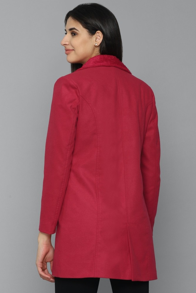 Allen Solly Full Sleeve Solid Women Jacket Buy Allen Solly Full Sleeve Solid Women Jacket Online at Best Prices in India Flipkart