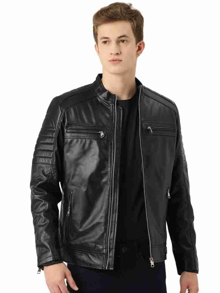 Leather sale retail jacket