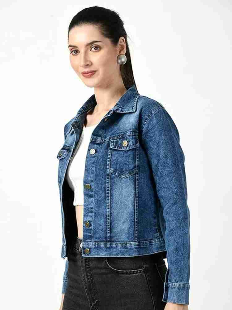 Flipkart ladies jeans jacket clearance
