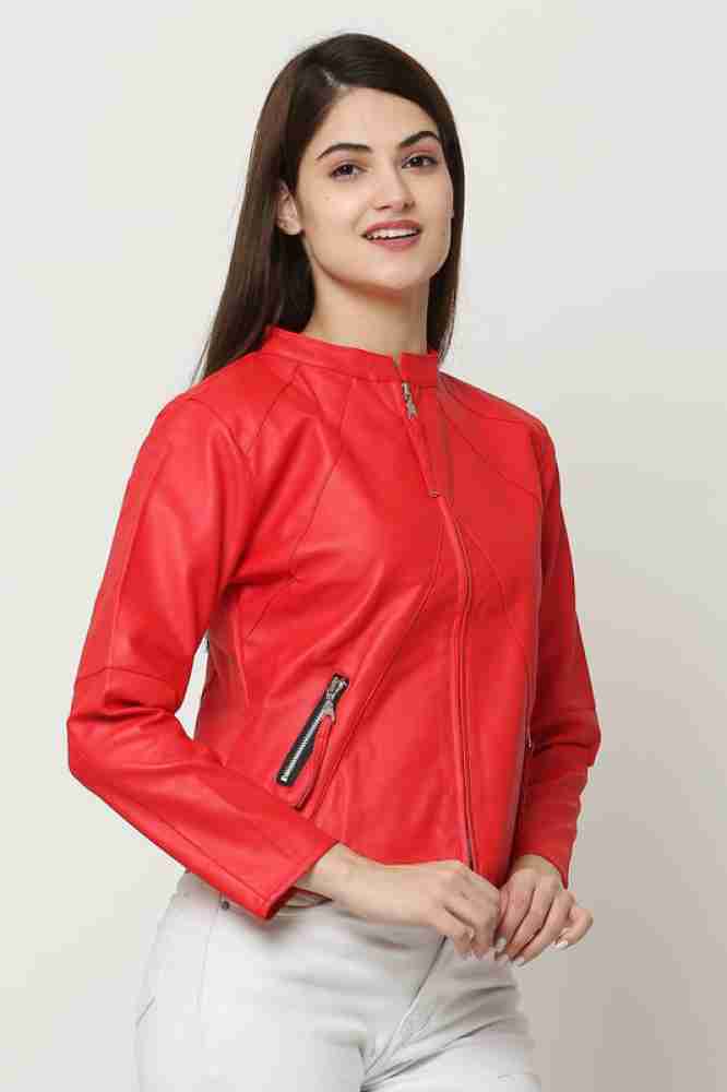 Leather jackets hotsell for womens flipkart