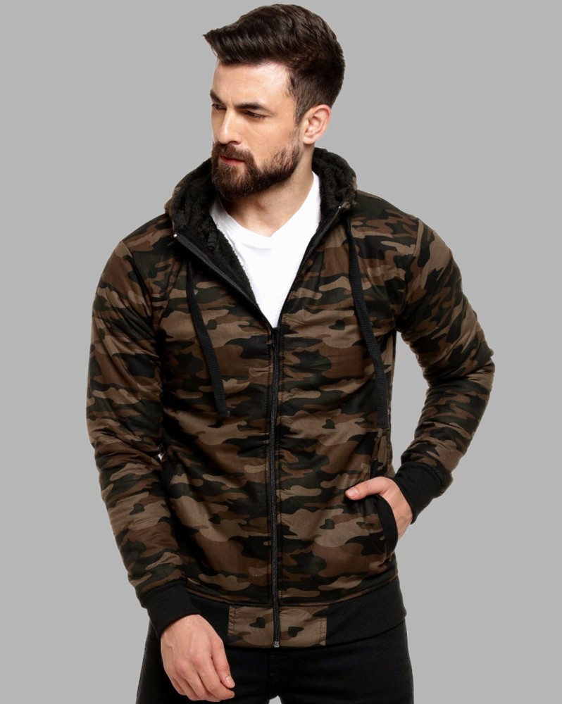 Camo hot sale anorak mens