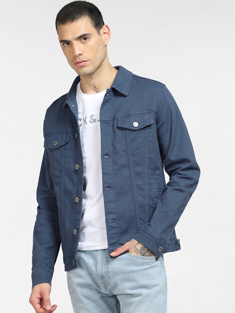 Jack & jones full sleeve solid men's jacket best sale