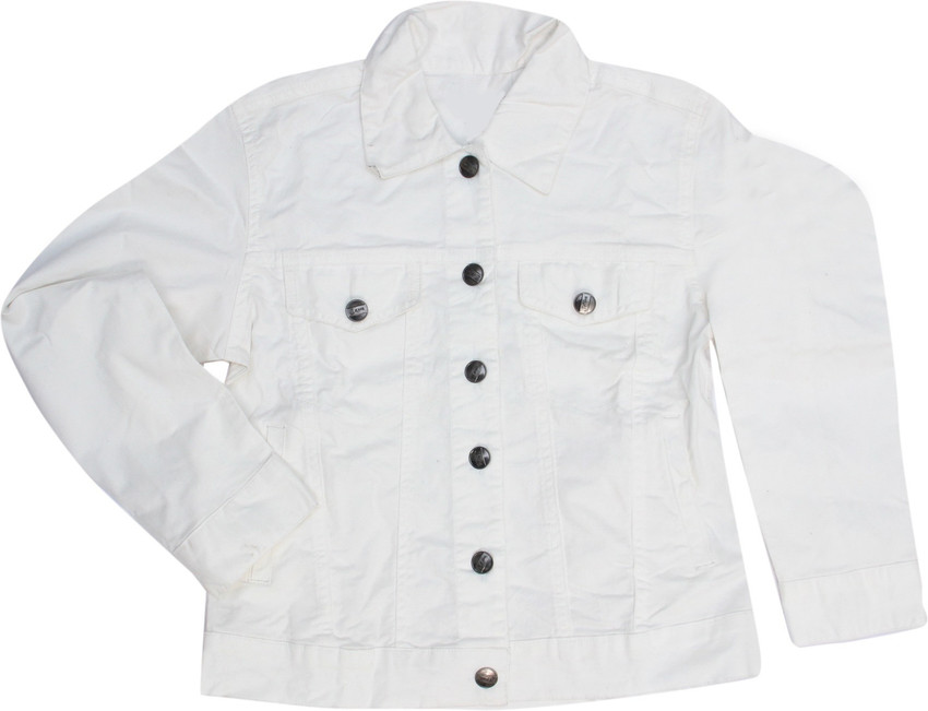 Boys white denim jacket outlet