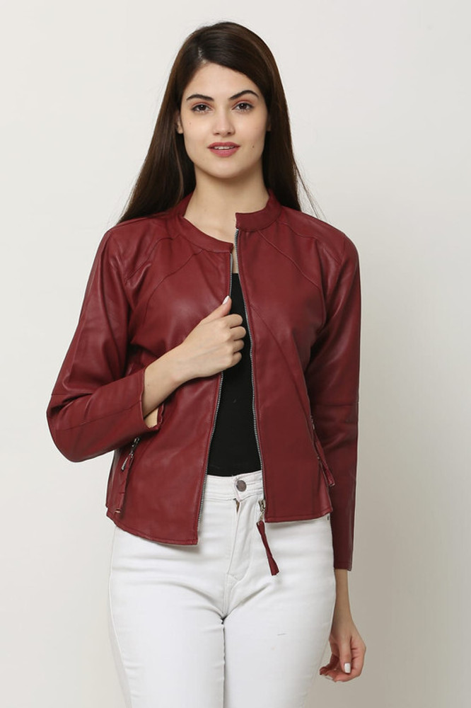 Flipkart leather jacket ladies hot sale