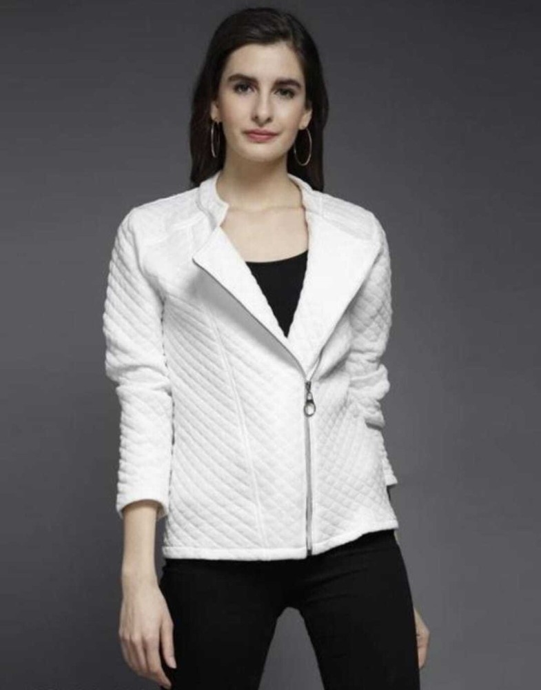 White colour jacket hot sale for girl