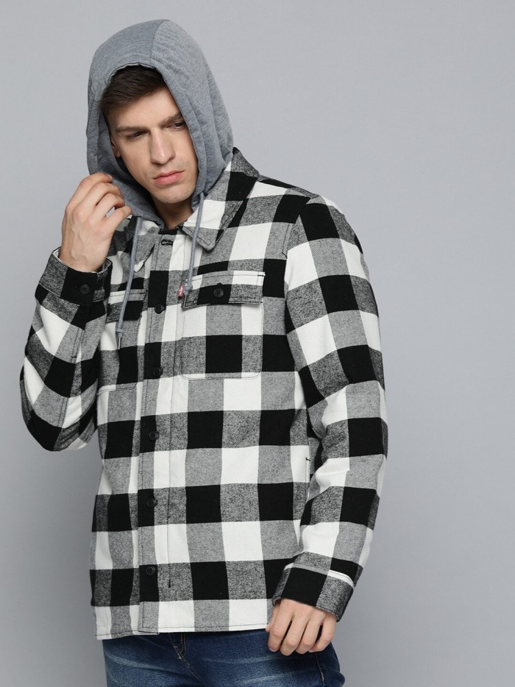 LEVI S Full Sleeve Checkered Men Jacket Buy LEVI S Full Sleeve Checkered Men Jacket Online at Best Prices in India Flipkart