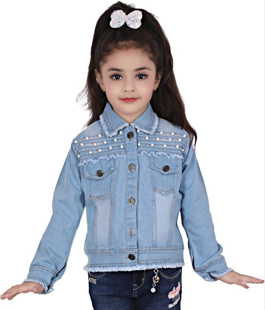 Denim jacket for deals girls flipkart