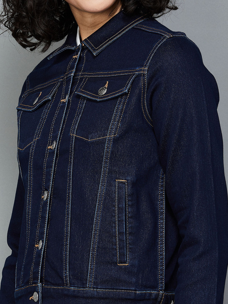 Fame forever denim top jacket