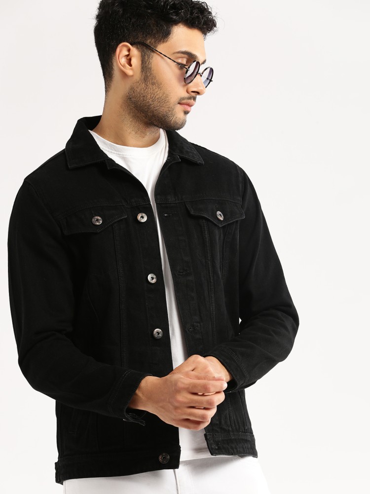 Black denim jacket outlet xxl