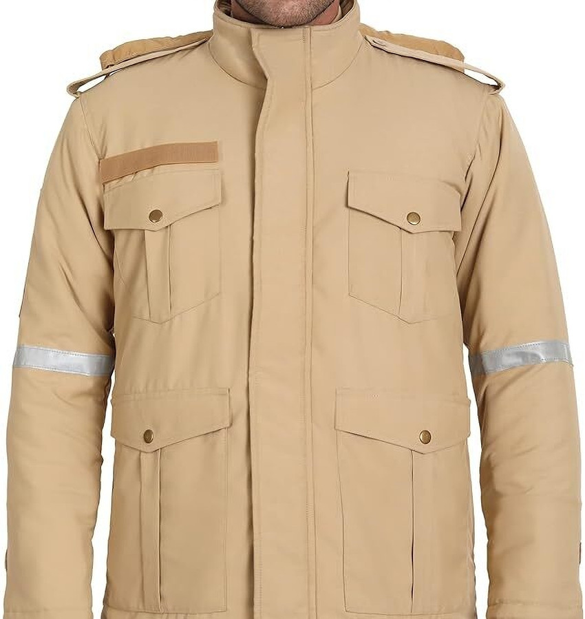 Khaki police jacket new arrivals
