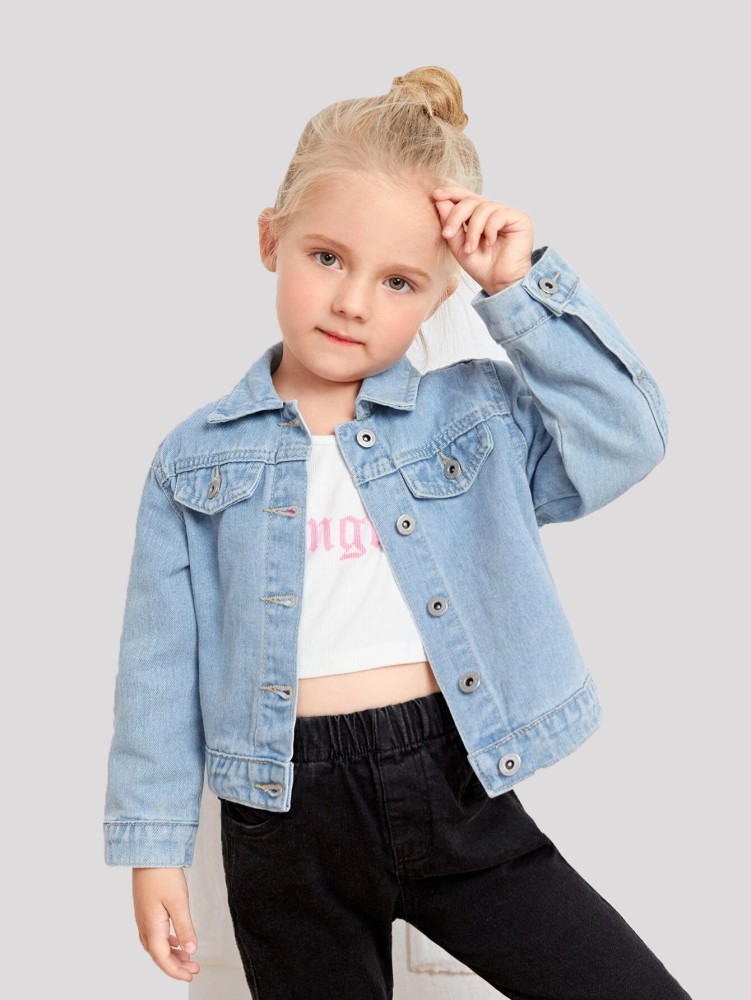 Girls light denim store jacket