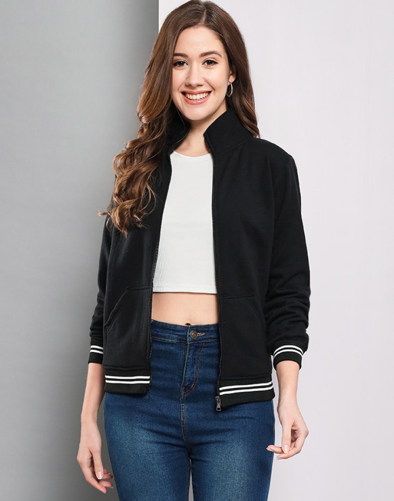 Flipkart black jacket best sale