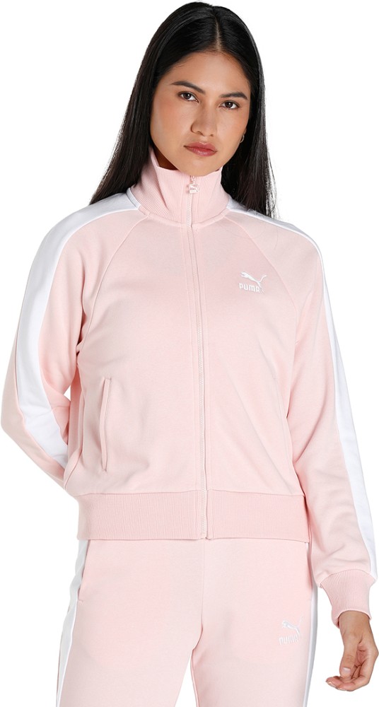 Puma best sale jacket pink