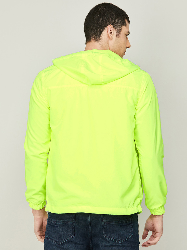 Lime green online mens jacket