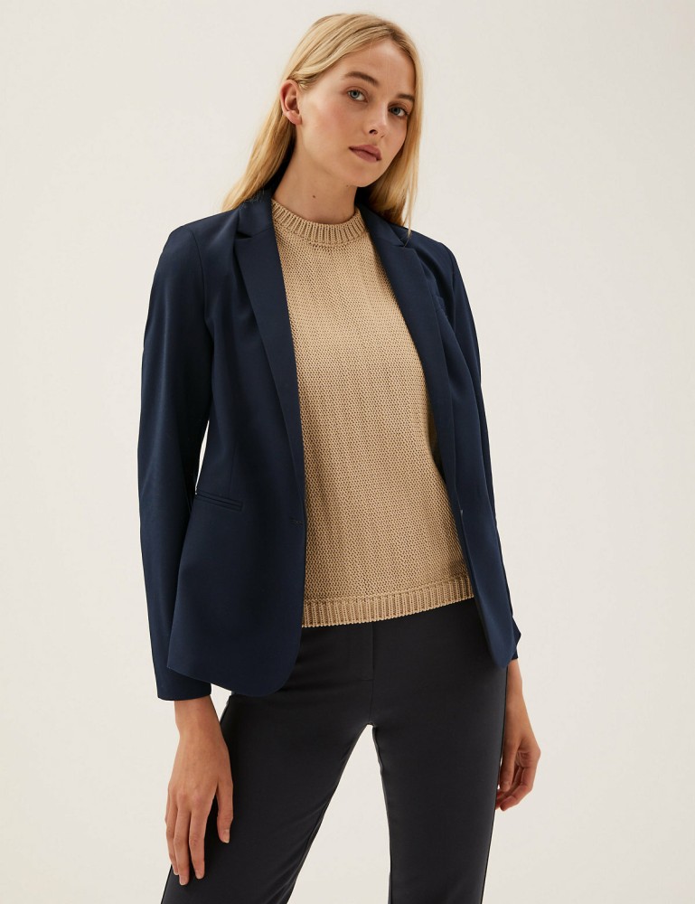 MARKS SPENCER Solid Single Breasted Casual Women Blazer Buy MARKS SPENCER Solid Single Breasted Casual Women Blazer Online at Best Prices in India Flipkart