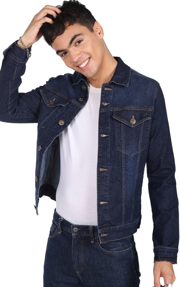 Flying machine 2024 blue denim jacket