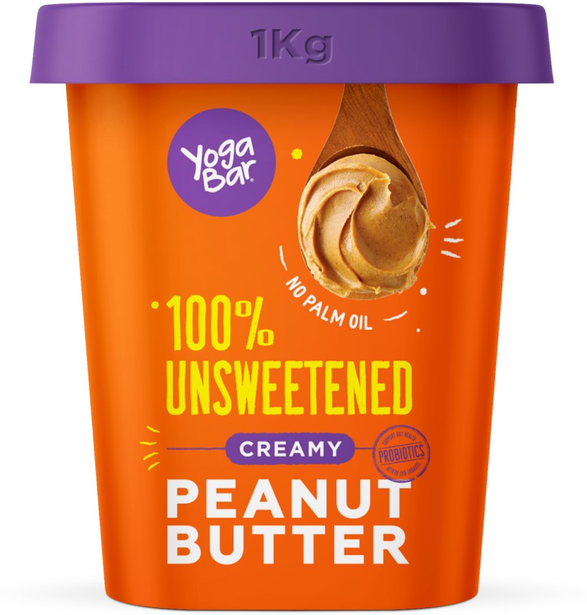 Buy Yoga Bar 100% Peanut Butter - Creamy, Roasted, High In