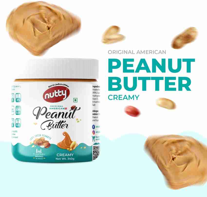 Nutty Peanut Butter Creamy 340G - Cheers Online Store Nepal