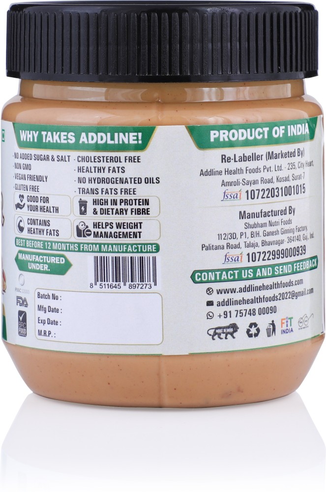 Buy Saffola Peanut Butter, Crunchy, 350 Gm Online at Best Price in