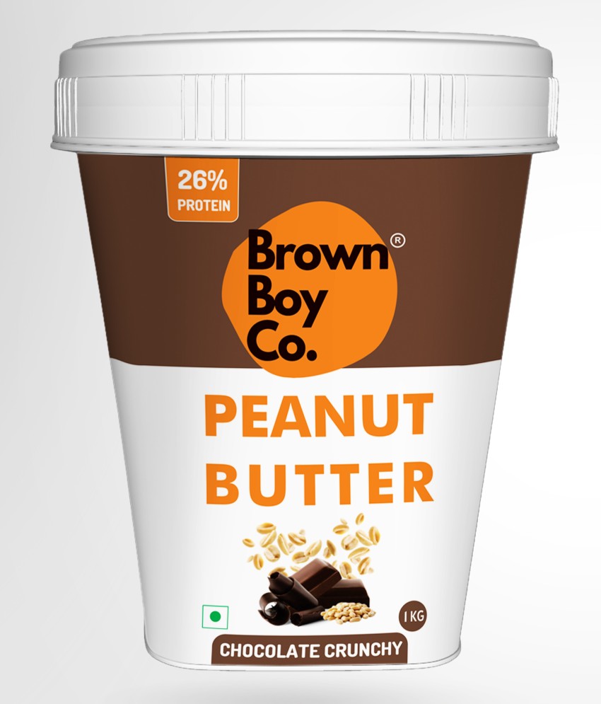 Yogabar Crunchy Dark Chocolate Peanut Butter - with High Protein &  Anti-Oxidants, Creamy, Crunchy & Chocolatey, Non GMO Vegan Peanut Butter