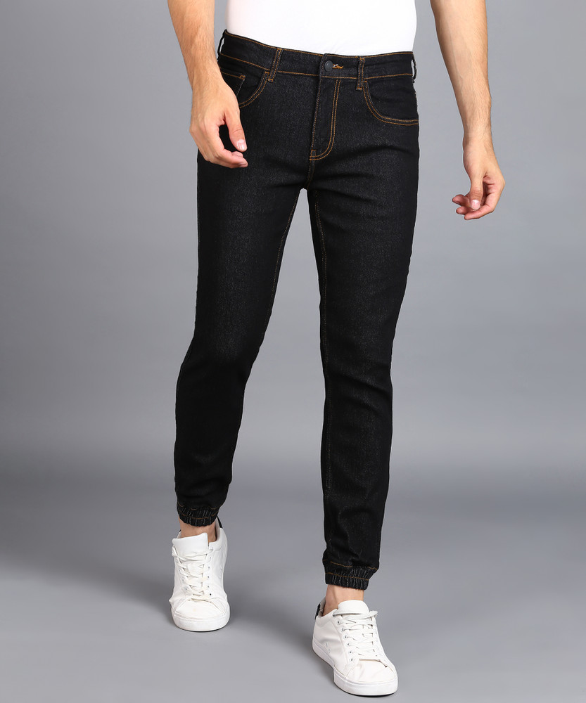 Urbano fashion slim men's black jeans hot sale