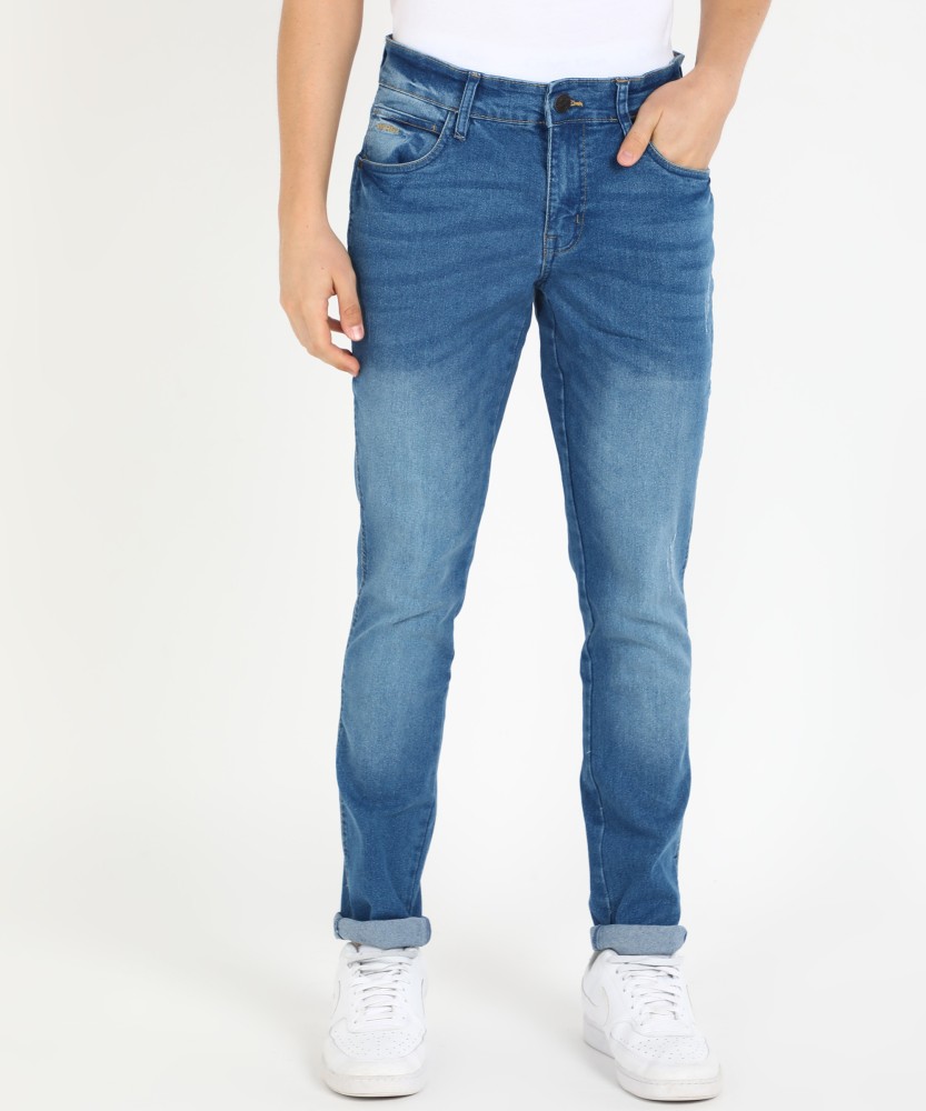 Wrangler Slim Men Blue Jeans