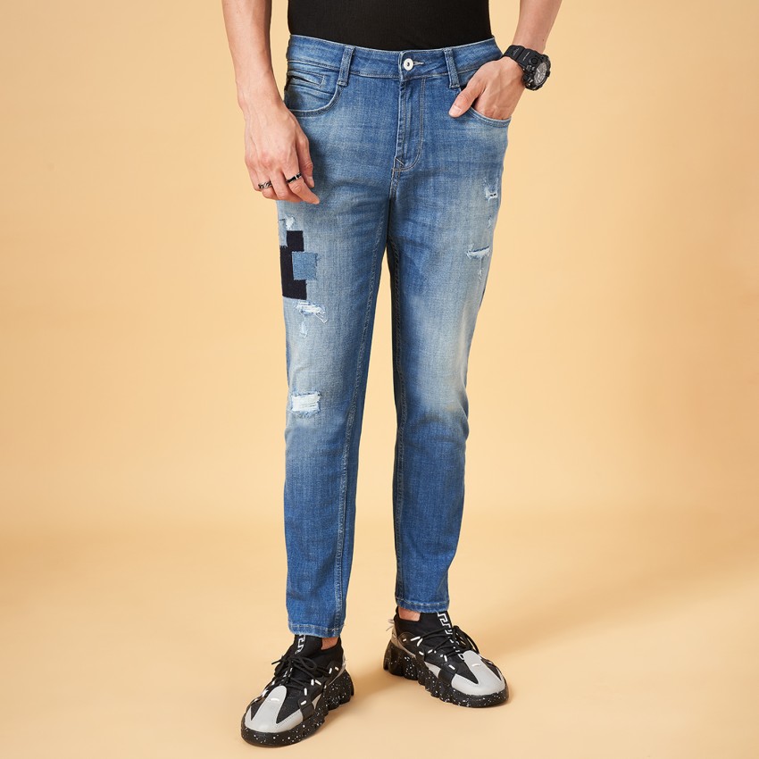 SF Jeans by Pantaloons Jogger Fit Men Dark Grey Jeans - Buy SF Jeans by  Pantaloons Jogger Fit Men Dark Grey Jeans Online at Best Prices in India