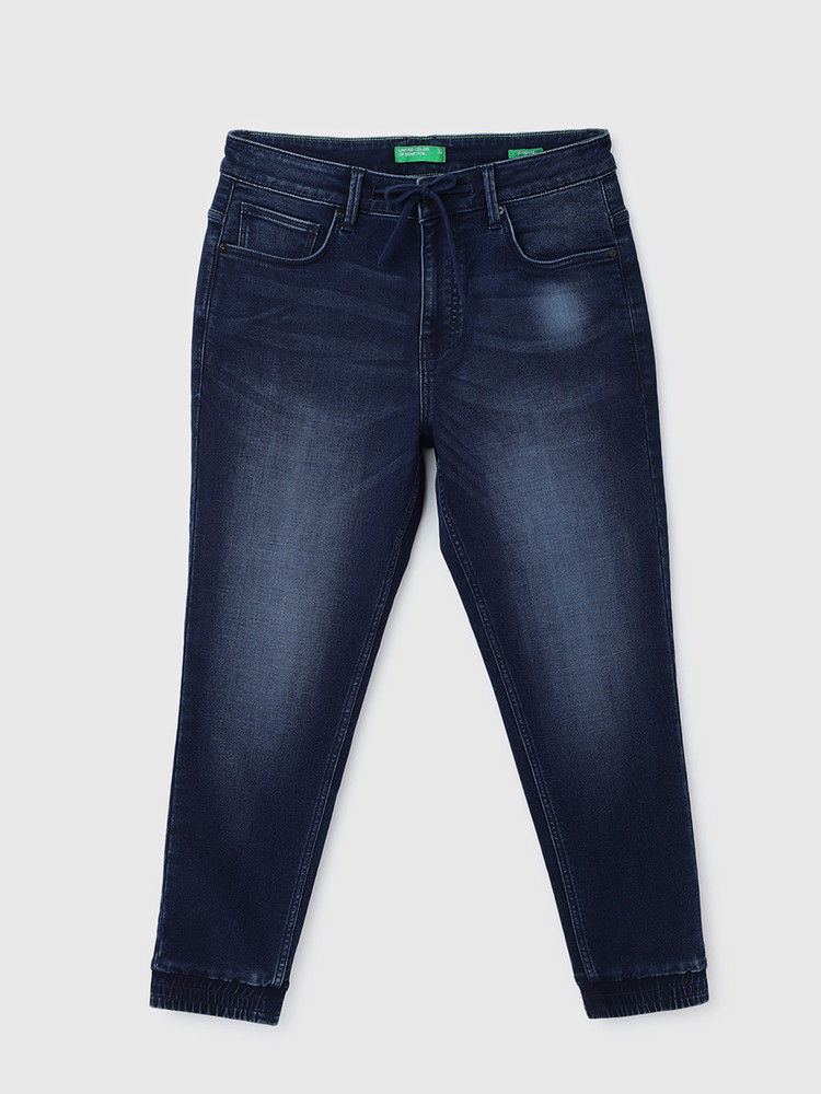 United Colors of Benetton Jogger Fit Men Blue Jeans Buy United Colors of Benetton Jogger Fit Men Blue Jeans Online at Best Prices in India Flipkart