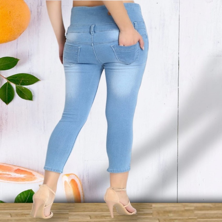 PERFECT FASHION Skinny Women Light Blue Jeans - Buy PERFECT FASHION Skinny Women  Light Blue Jeans Online at Best Prices in India