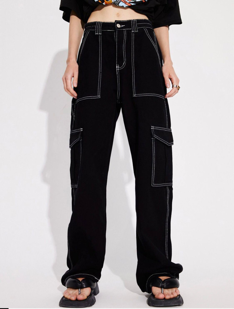 Flipkart black jeans for ladies top