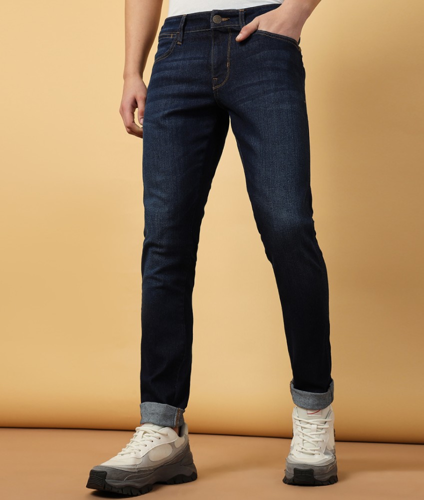 Wrangler Skinny Men Dark Blue Jeans Buy Wrangler Skinny Men Dark Blue Jeans Online at Best Prices in India Flipkart