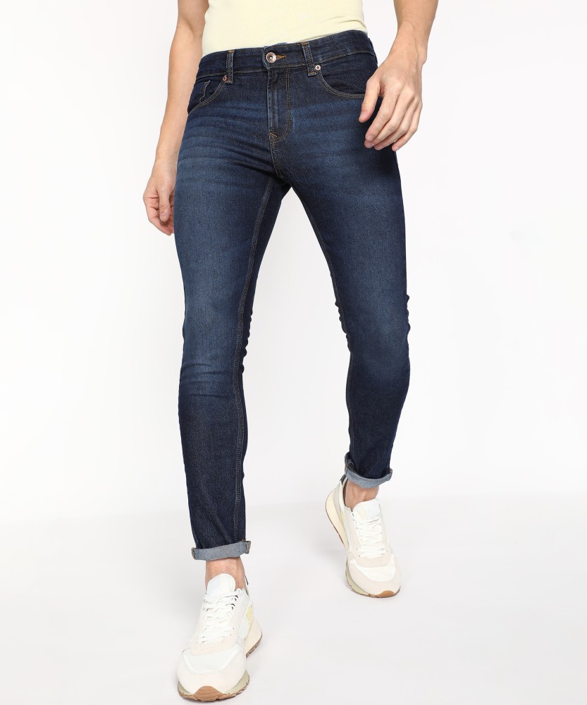 Spykar Super Skinny Men Dark Blue Jeans Buy Spykar Super Skinny