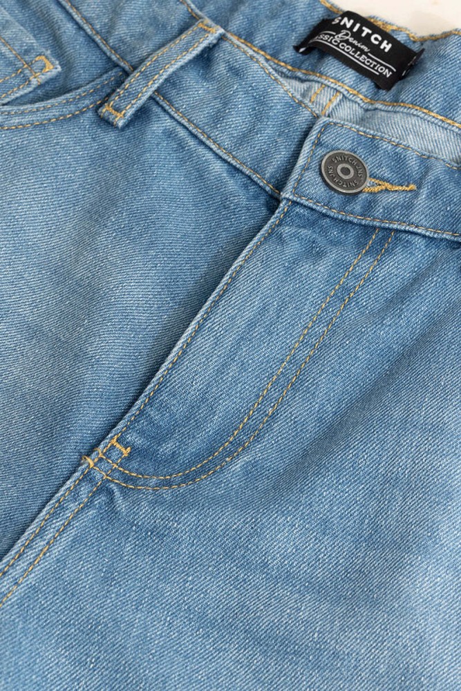 Snitch Relaxed Fit Men Blue Jeans - Buy Snitch Relaxed Fit