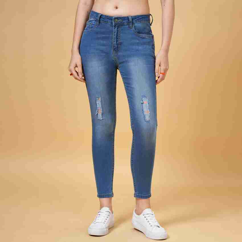 YU by Pantaloons Regular Women Blue Jeans - Buy YU by Pantaloons Regular  Women Blue Jeans Online at Best Prices in India