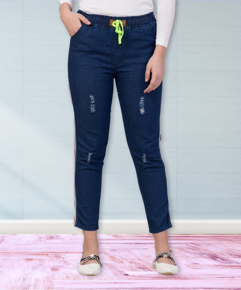 Side stripe deals jeans flipkart